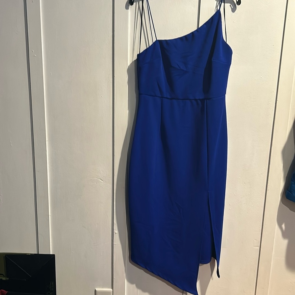 Hello Molly OUTTA CASH MIDI DRESS BLUE